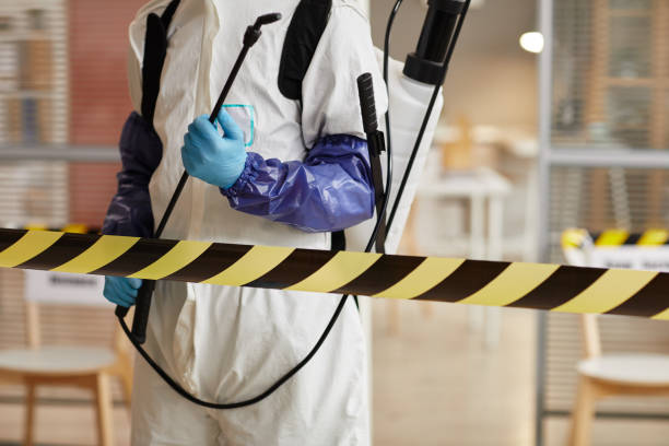 Professional Biohazard Cleanup technician working in Minden, NE